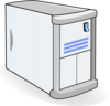 Pale Computer Server Clip Art